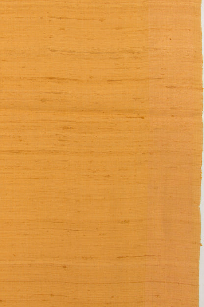 Tussar Plain Yellow Saree