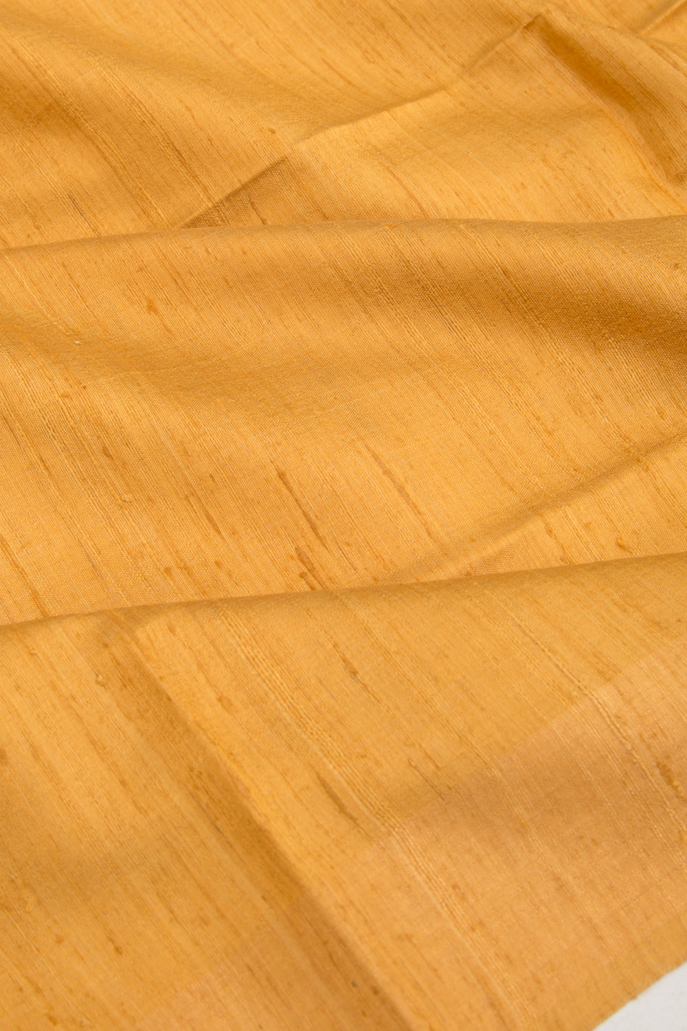 Tussar Plain Yellow Saree