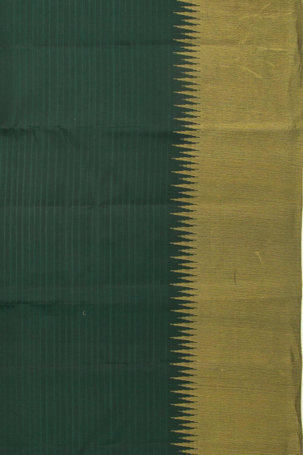 Taranga Kanchi Silk Jacquard Bottle Green Saree