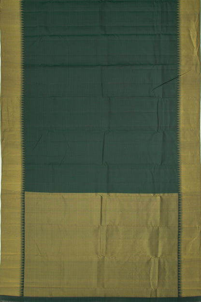 Taranga Kanchi Silk Jacquard Bottle Green Saree