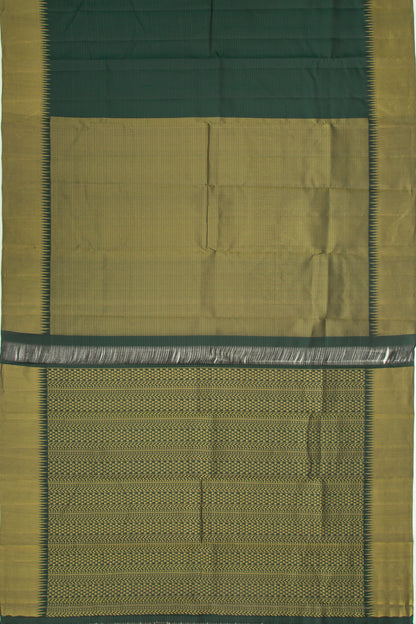 Taranga Kanchi Silk Jacquard Bottle Green Saree