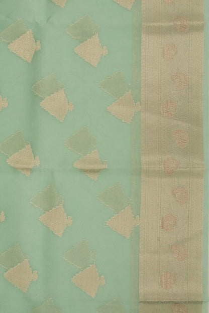 Organza Butta Green Saree