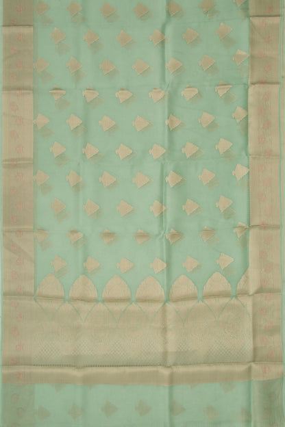 Organza Butta Green Saree