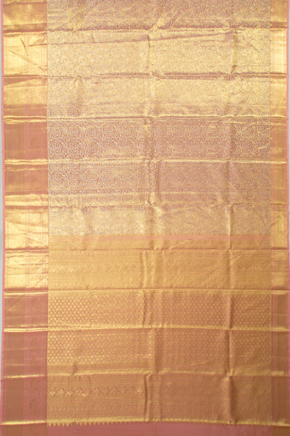 Taranga Kanchi Silk Tissue Jaal Pink Saree