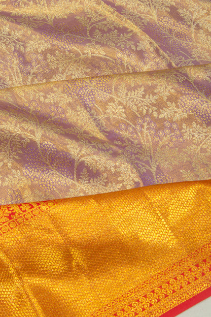 Taranga Kanchi Silk Brocade Lavender Saree