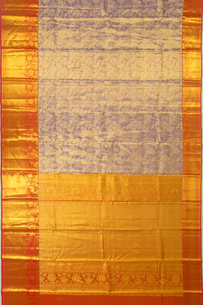 Taranga Kanchi Silk Brocade Lavender Saree