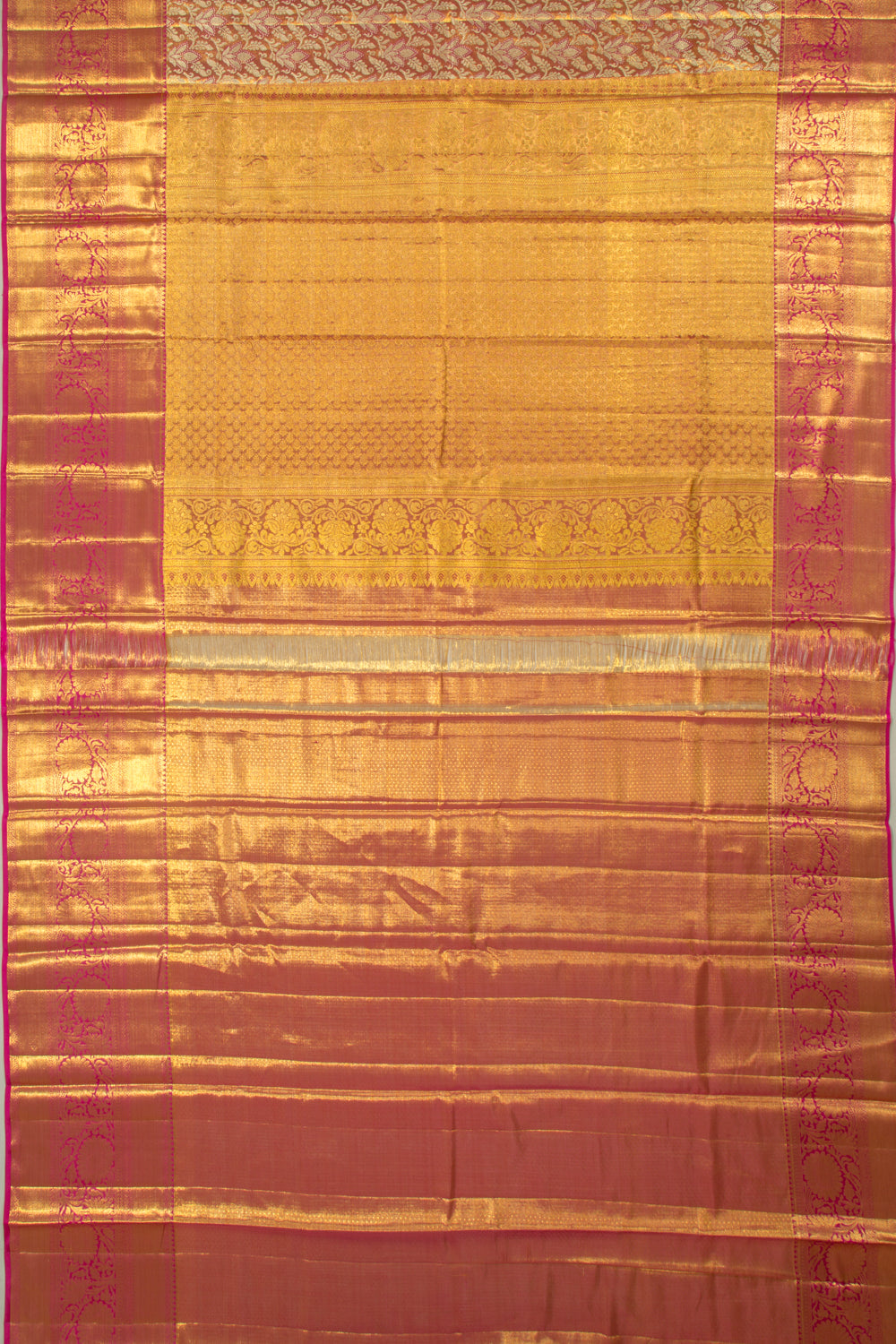 Taranga Kanchi Silk Brocade Pink Saree