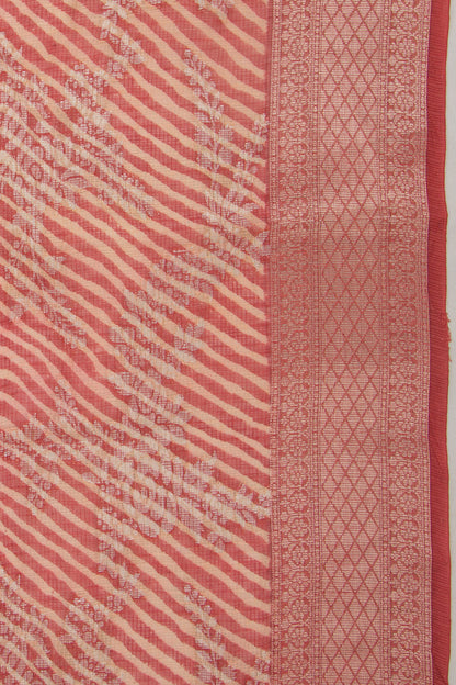Soft Kota Silk Brocade Maroon Saree