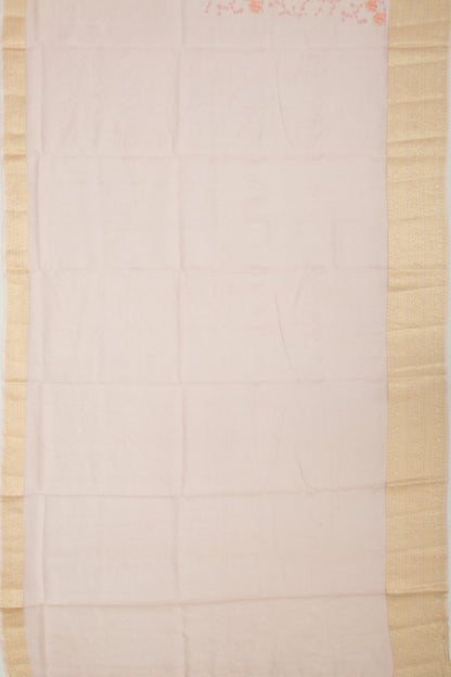 Kota Soft Silk Embroidery Lavender Saree
