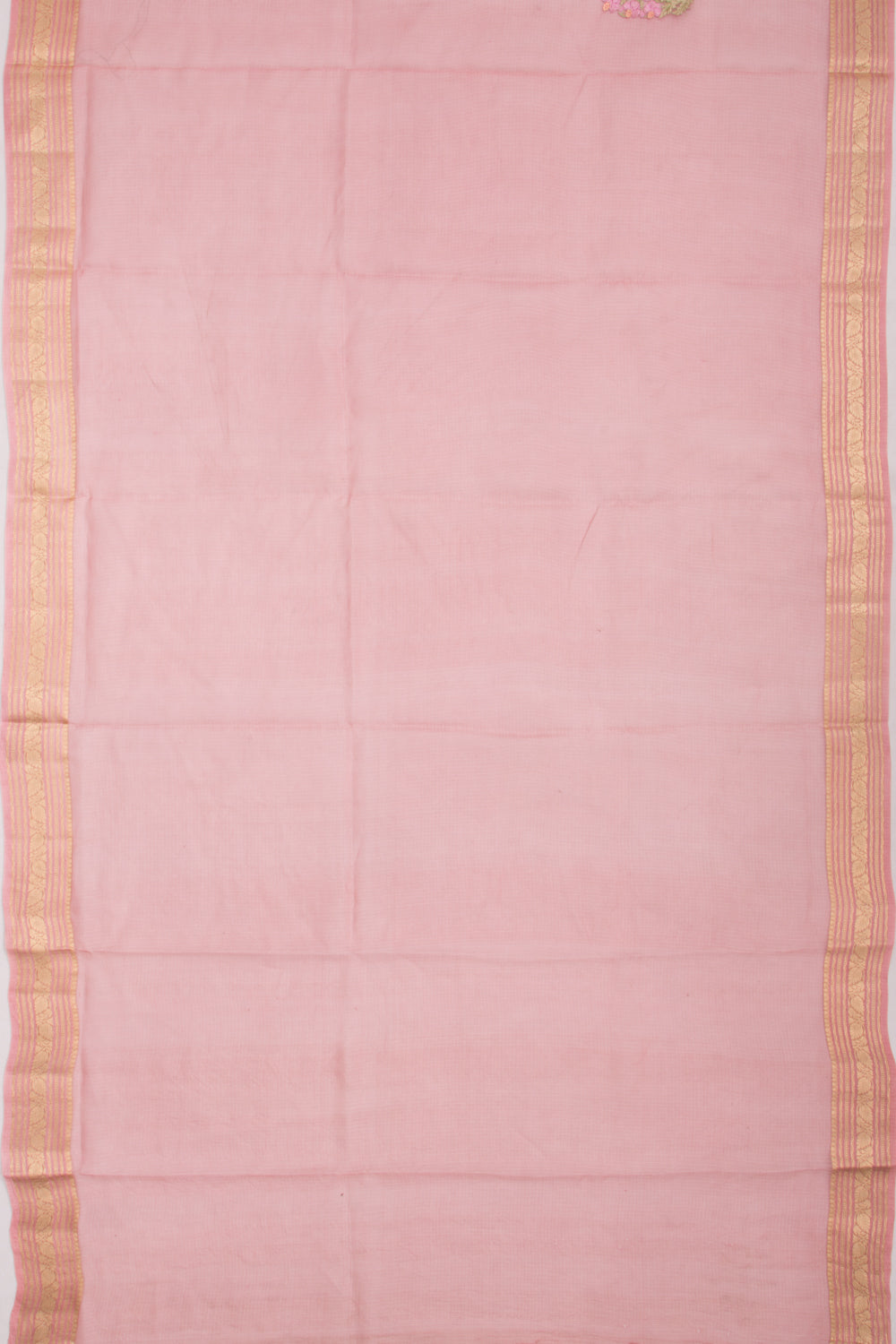 Kota Soft Silk Embroidery Lilac Saree