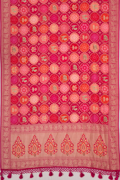 Goli Silk Brocade Multicolour Saree