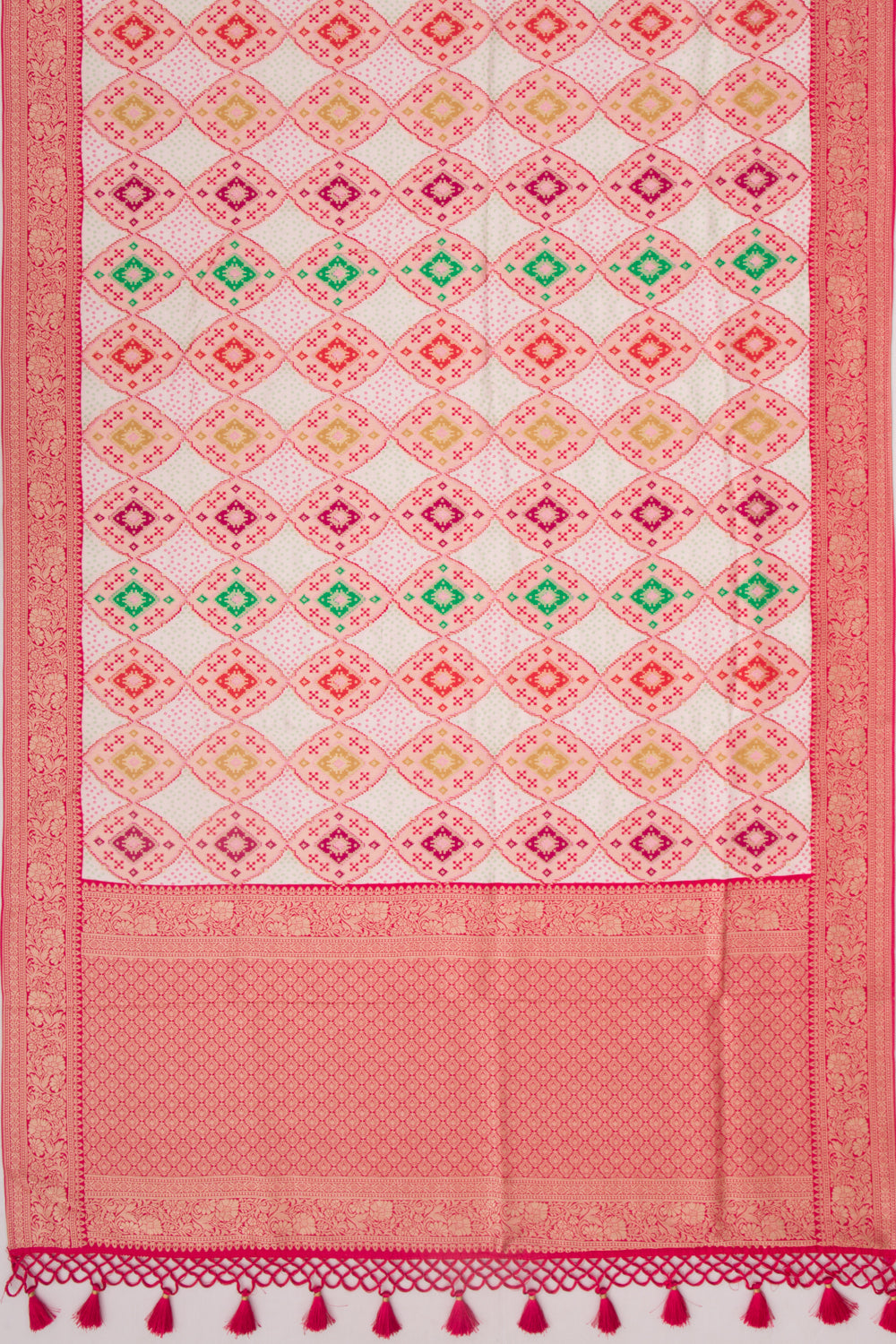 Goli Silk Brocade Pastel Pink Saree