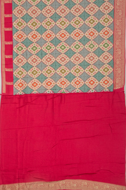 Goli Silk Brocade Multicolour Saree