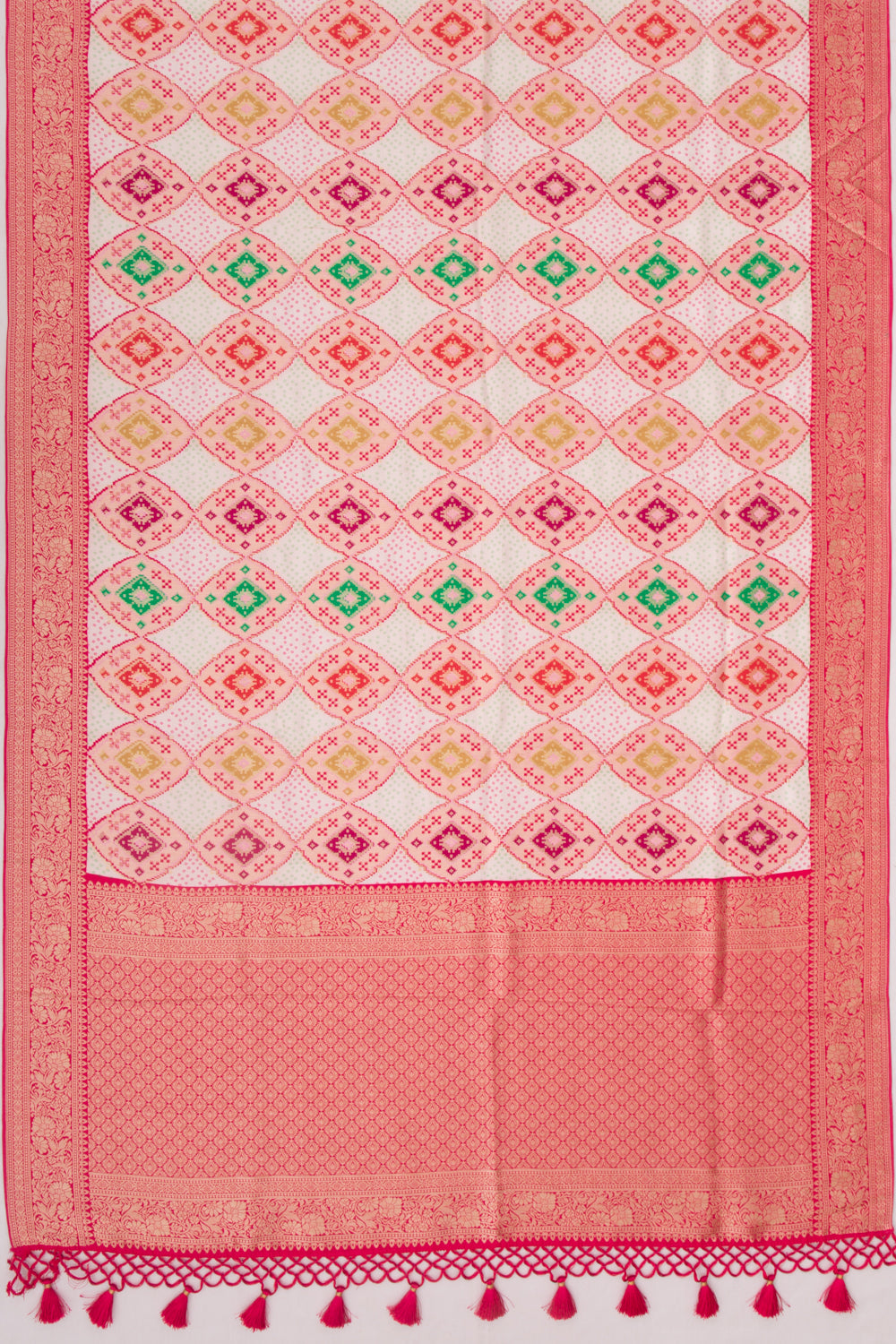 Goli Silk Brocade Pastel Pink Saree