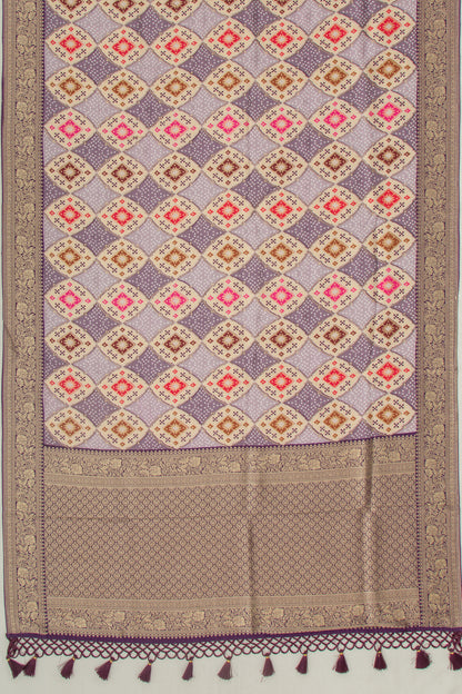 Goli Silk Brocade Multicolour Saree