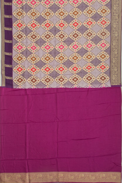 Goli Silk Brocade Multicolour Saree