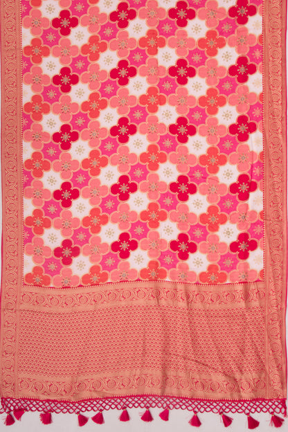 Goli Silk Brocade Multicolour Saree