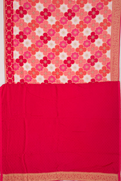 Goli Silk Brocade Multicolour Saree