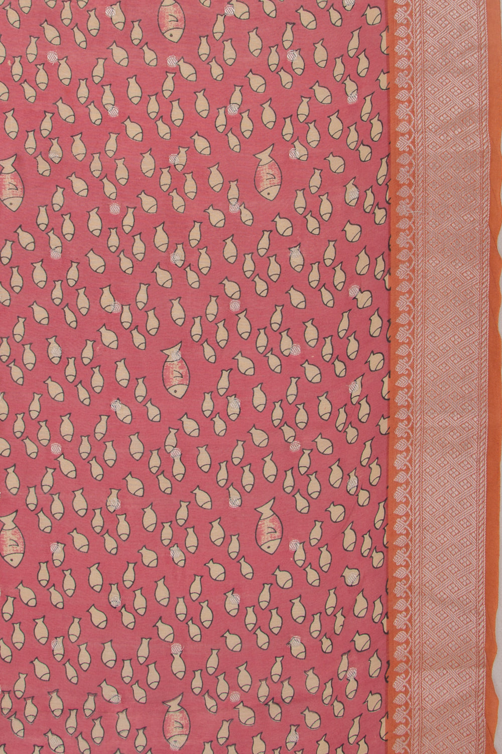 Chanderi Soft Silk Printed Purple Saree