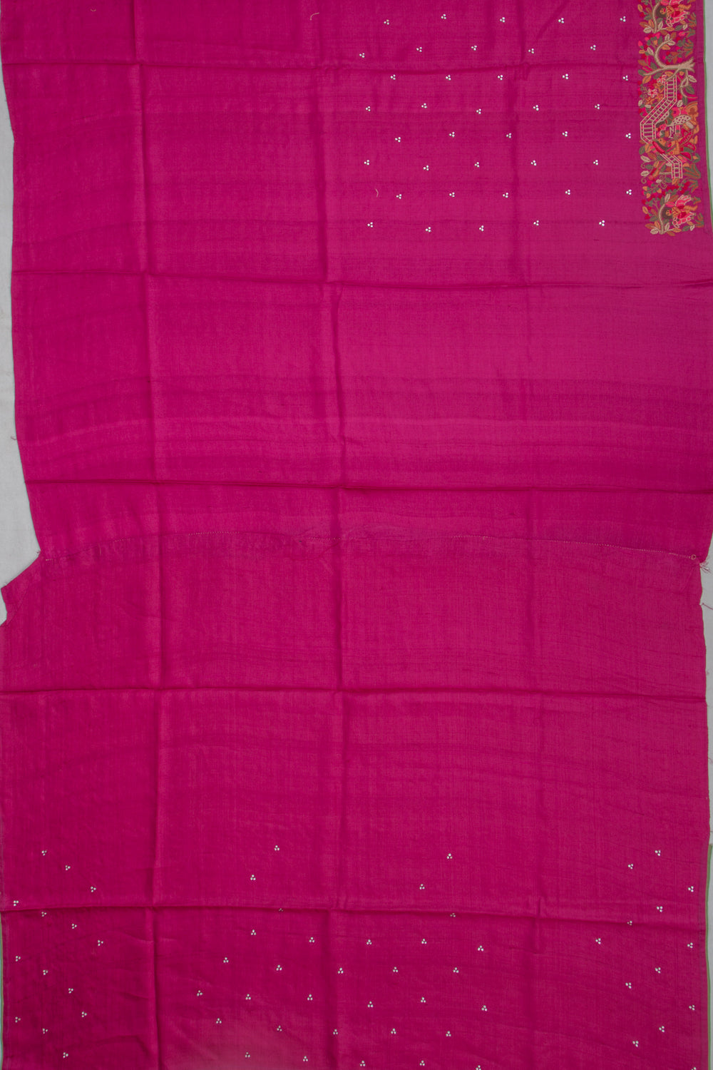 Tussar Butta Pink Saree