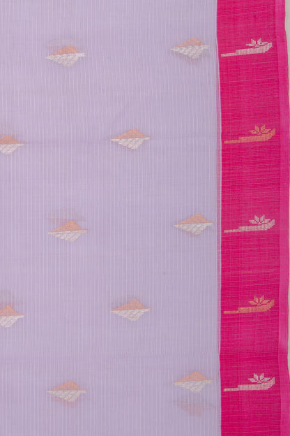 Kota Silk Butta Lavender Saree