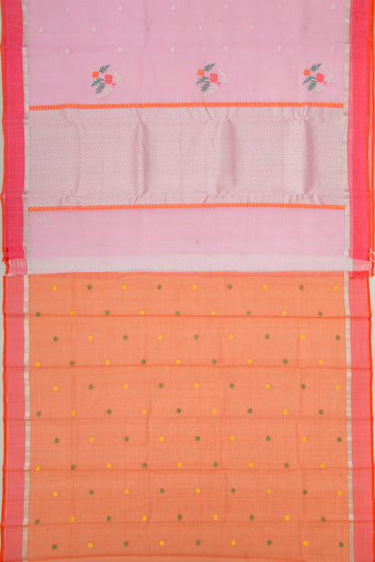 Kota Silk Butta Pink Saree