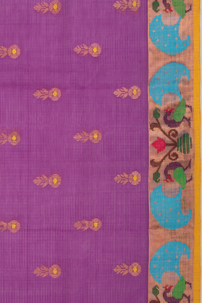 Kota Silk Butta Purple Saree
