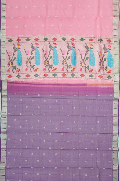 Kota Silk Butta Pink Saree
