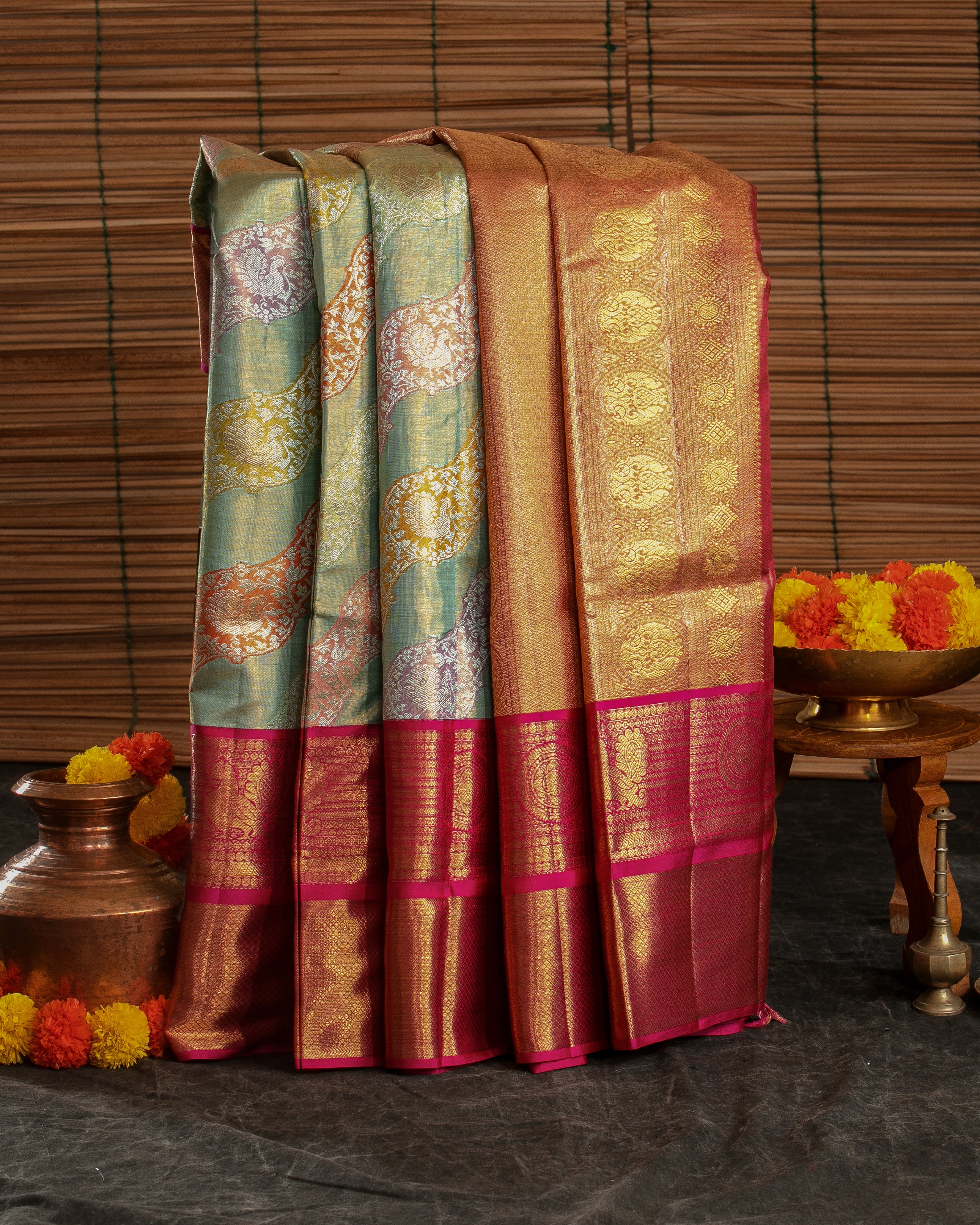 Kanchipuram Silk Tissue Inspired By Banarasi Rangkat Saree