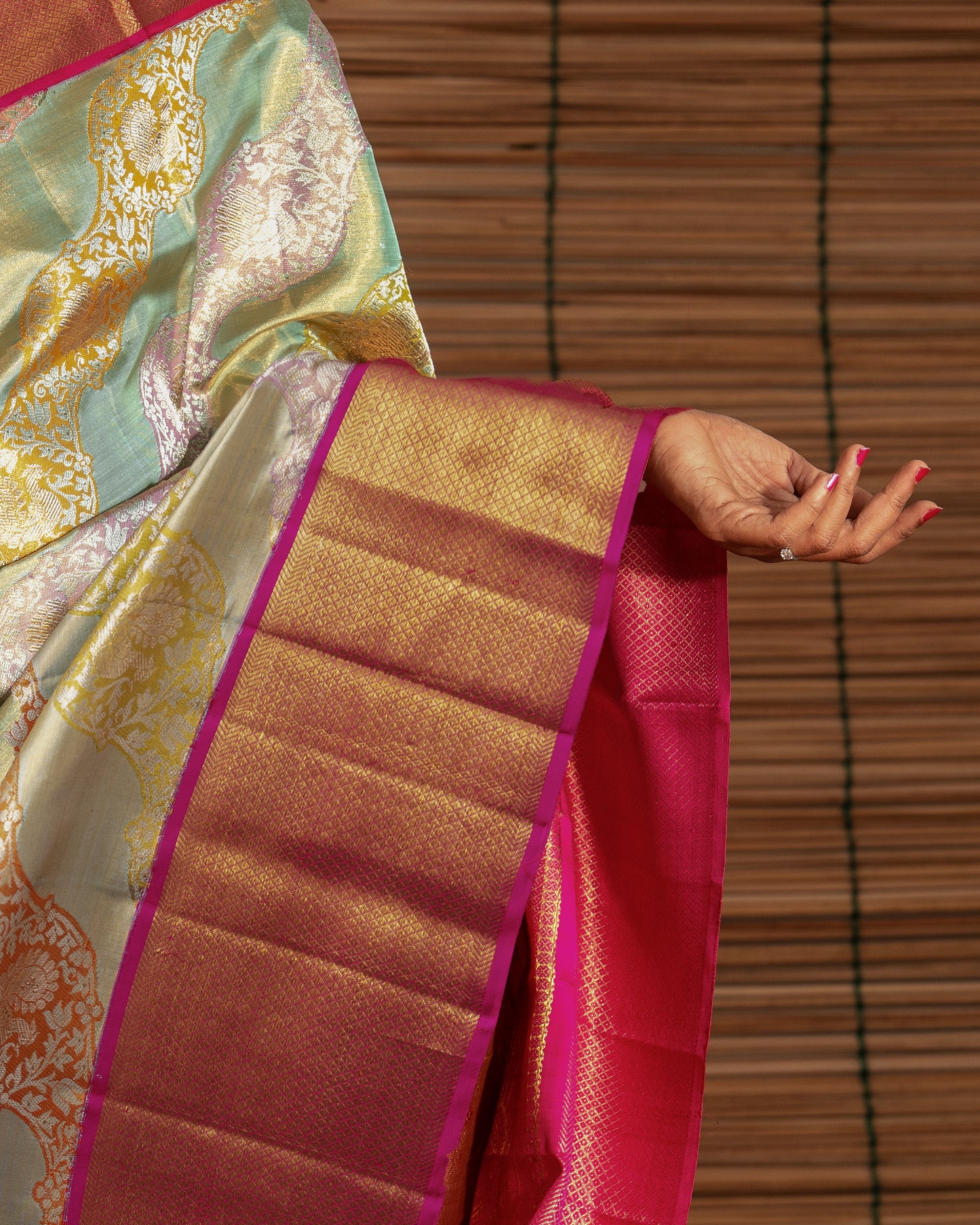 Kanchipuram Silk Tissue Inspired By Banarasi Rangkat Saree