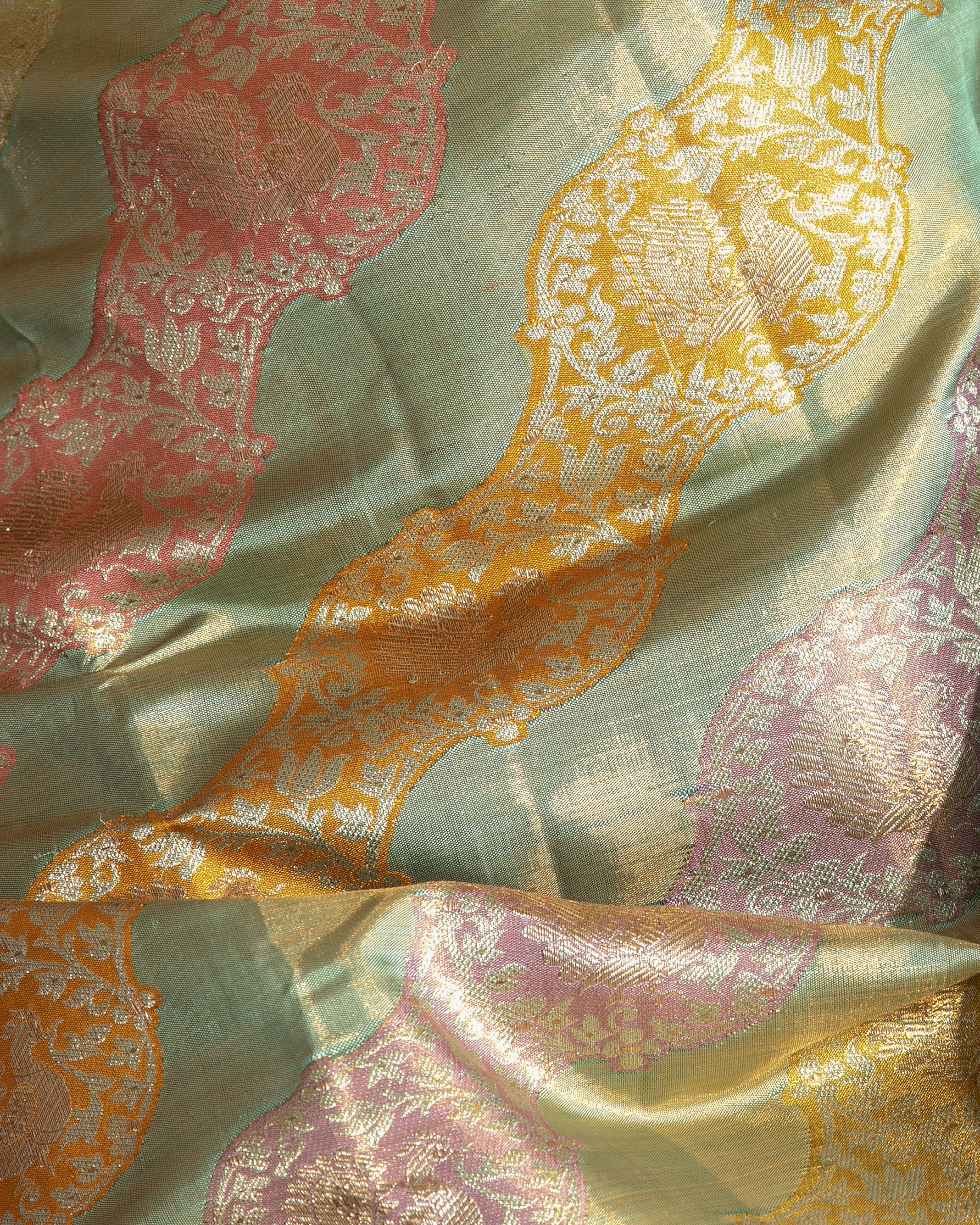 Kanchipuram Silk Tissue Inspired By Banarasi Rangkat Saree