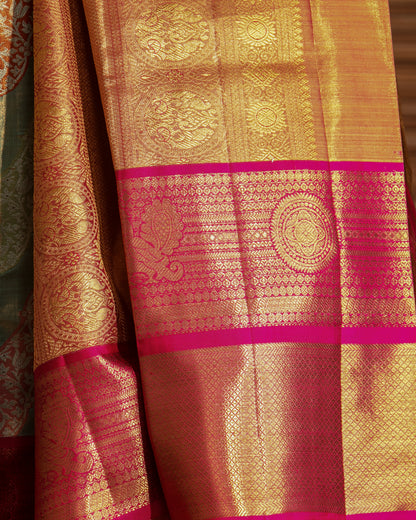 Kanchipuram Silk Tissue Inspired By Banarasi Rangkat Saree