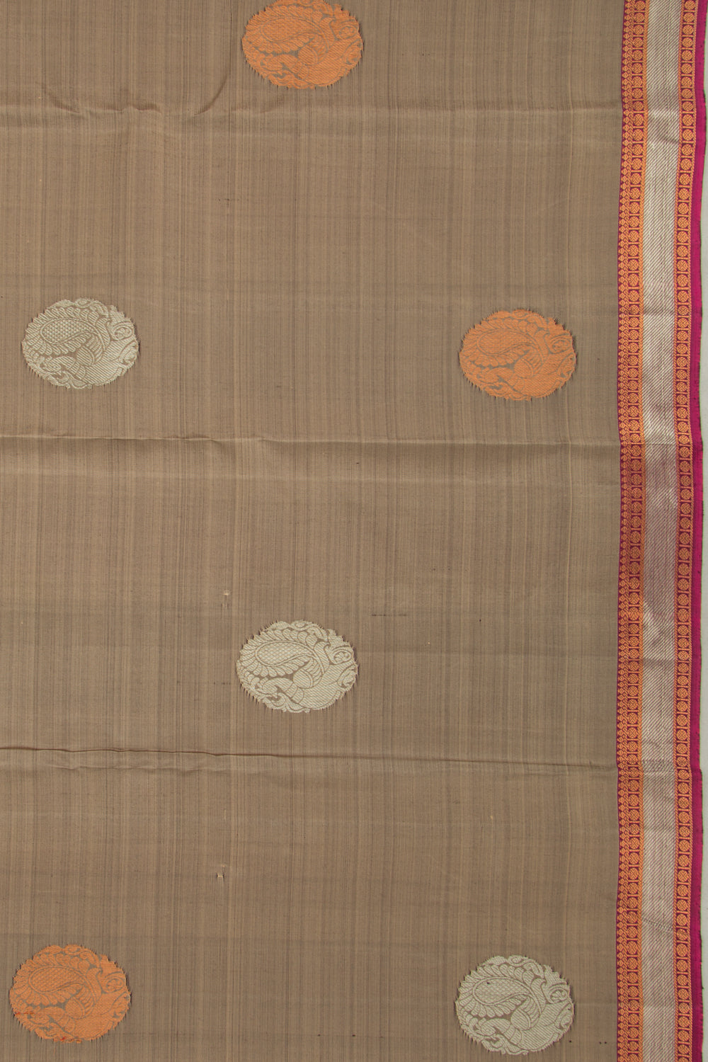 Taranga Kanchi Silk Butta Grey Saree