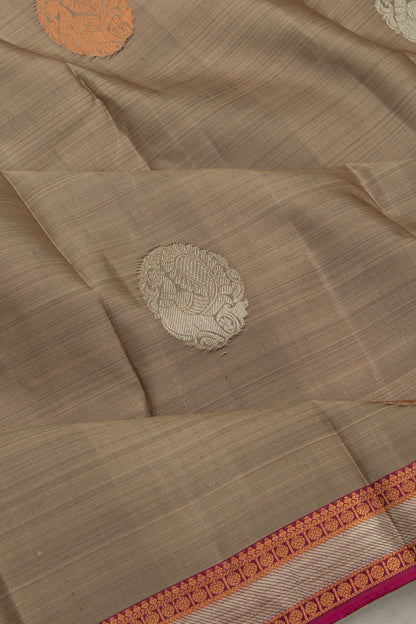 Taranga Kanchi Silk Butta Grey Saree
