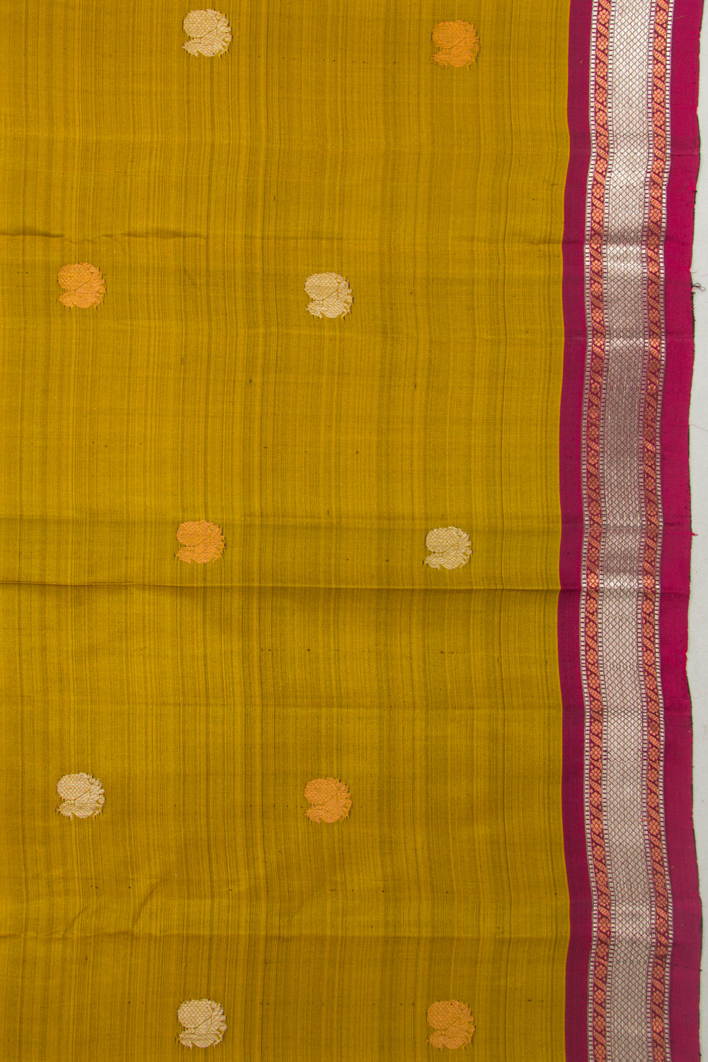 Taranga Kanchi Silk Butta Green Saree