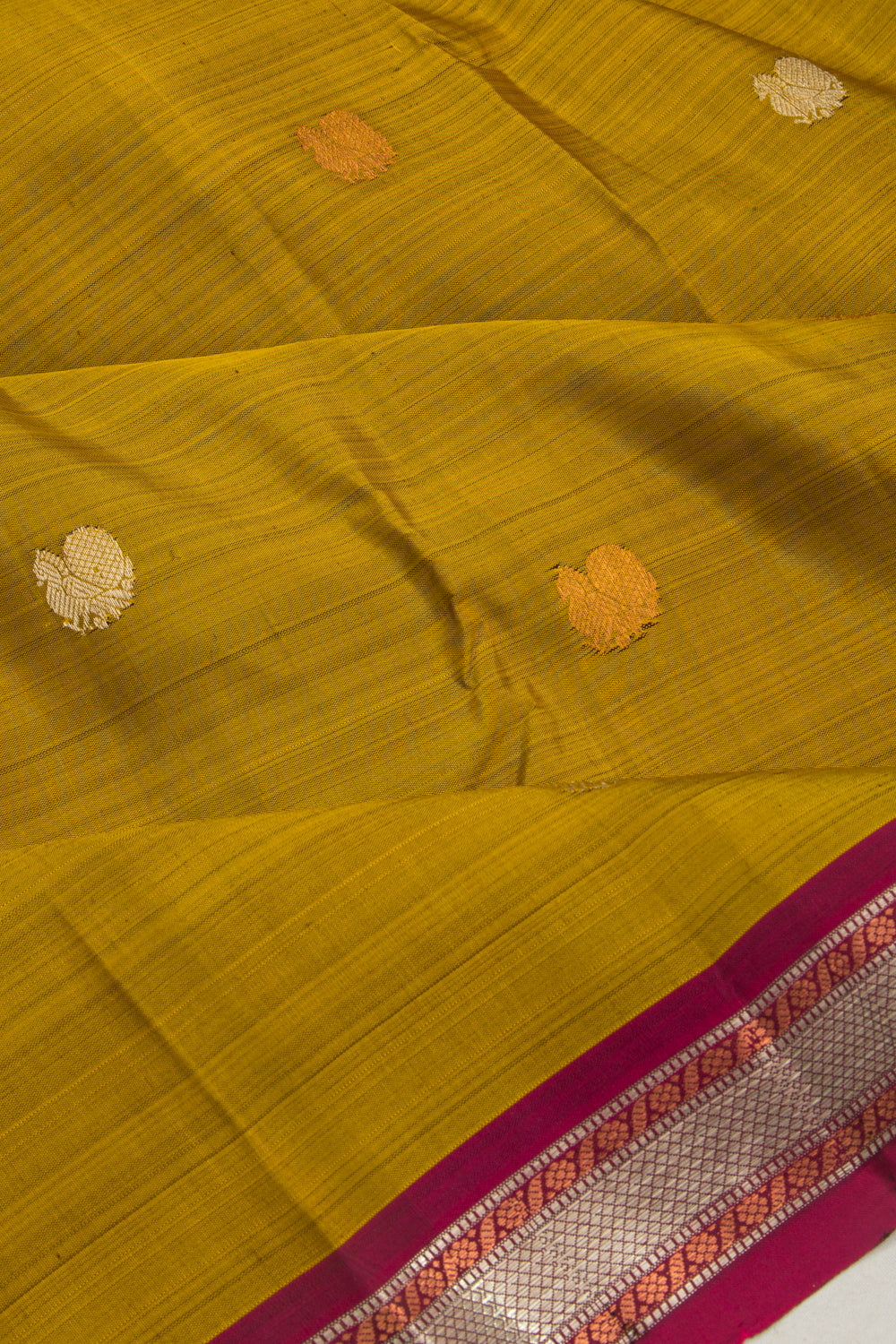 Taranga Kanchi Silk Butta Green Saree