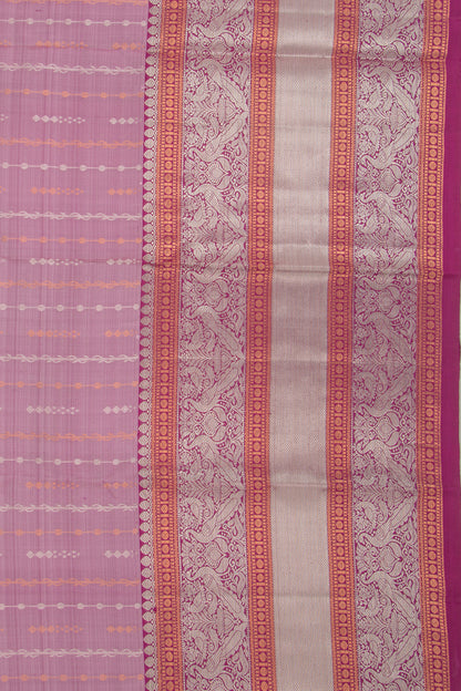 Taranga Kanchi Silk Brocade Lilac Saree
