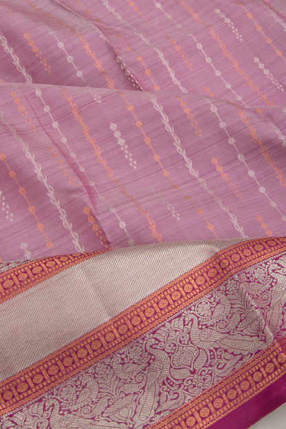 Taranga Kanchi Silk Brocade Lilac Saree