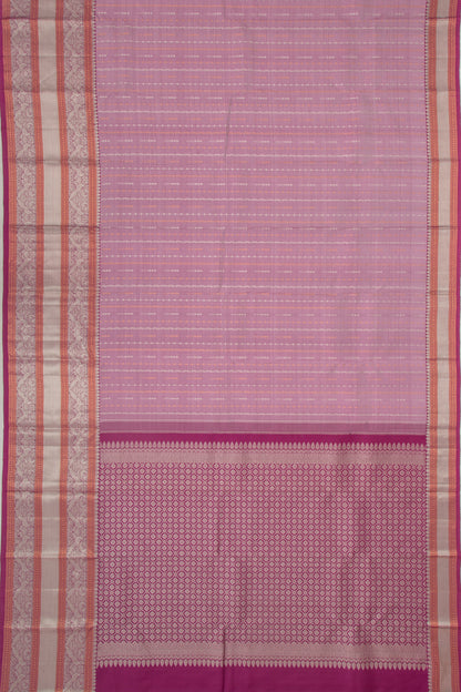 Taranga Kanchi Silk Brocade Lilac Saree