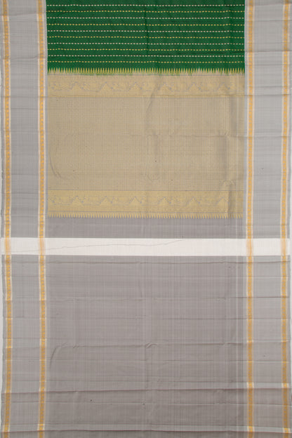 Taranga Kanchi Silk Brocade Green Saree