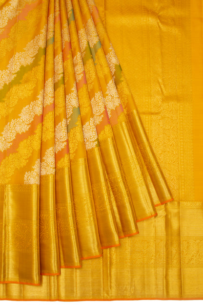 Kanchipuram Silk Jaal Rangkat Saree