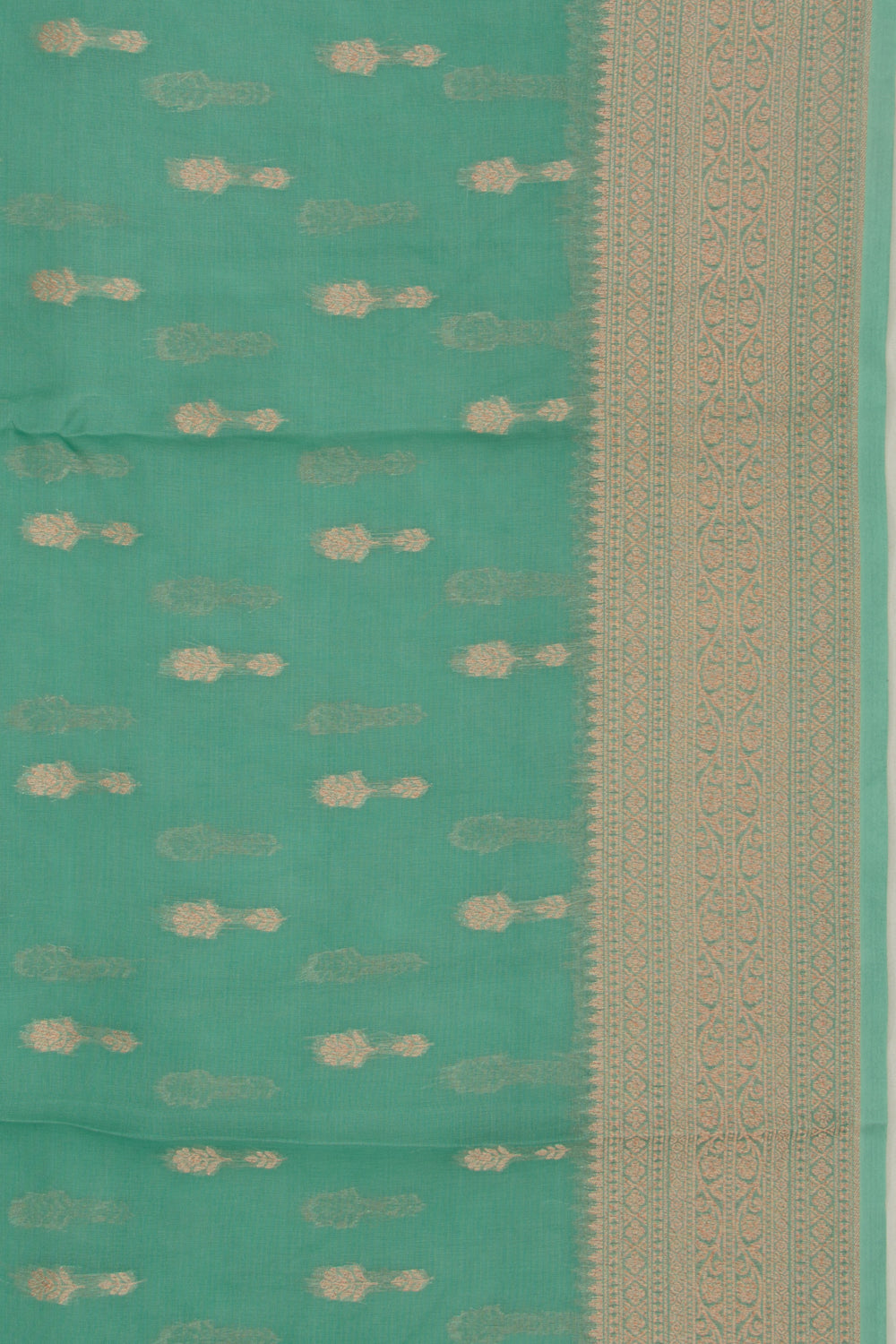 Organza Butta Sea Green Saree