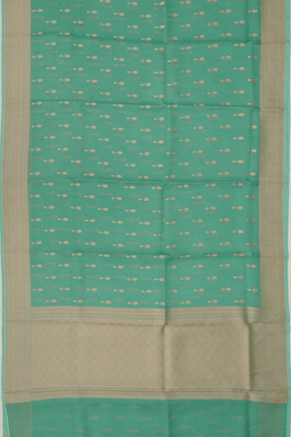 Organza Butta Sea Green Saree