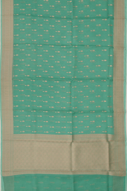Organza Butta Sea Green Saree