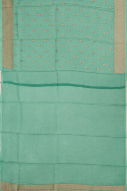 Organza Butta Sea Green Saree