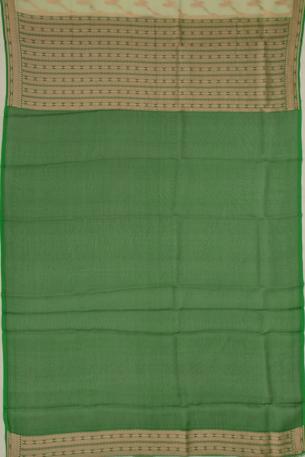 Organza Jaal Pastel Green Saree