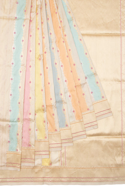 Banarasi Silk Jaal Rangkat Saree