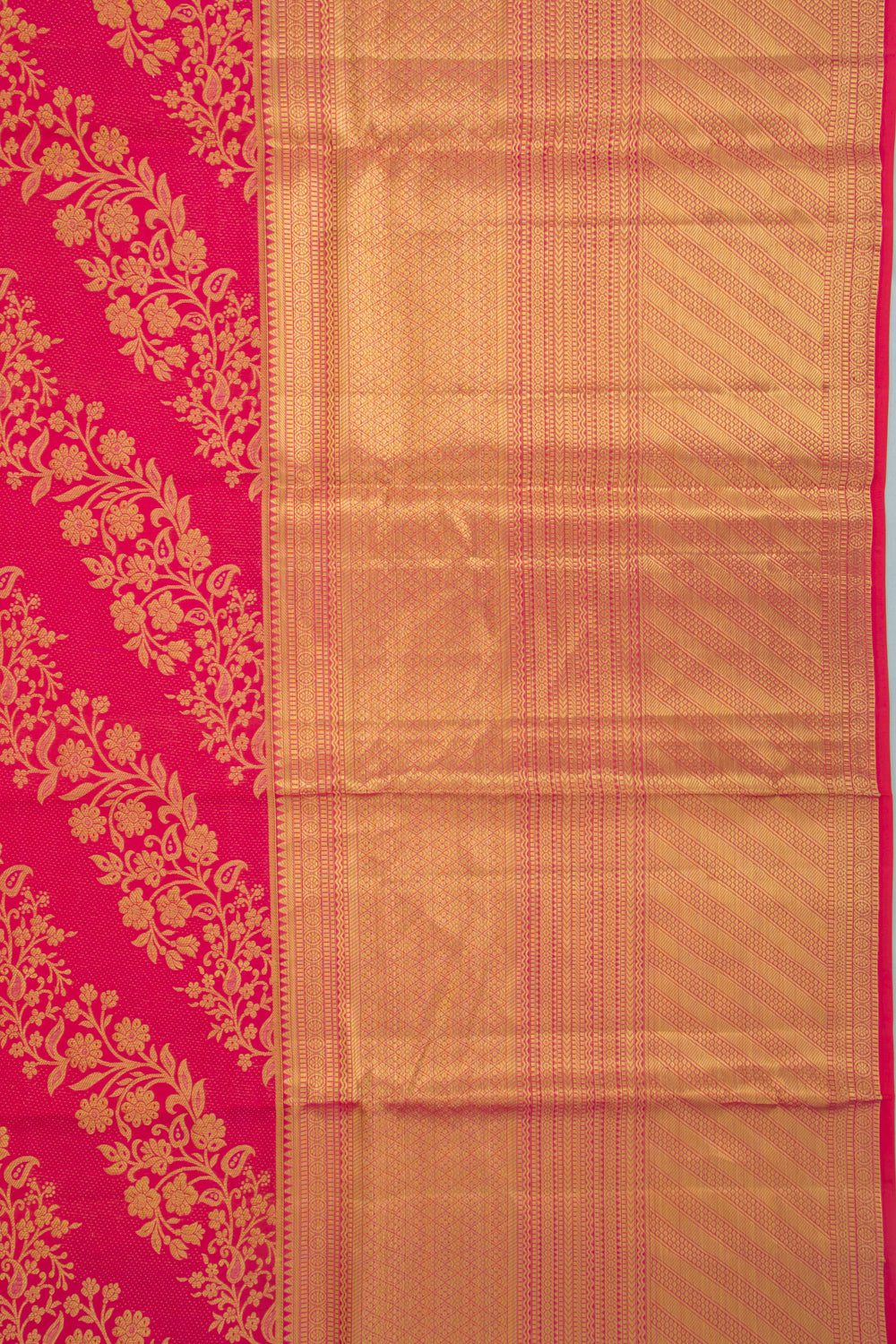 Taranga Kanchi Silk Jaal Pink Saree