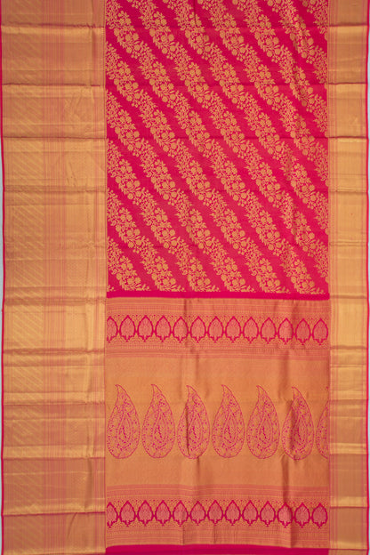 Taranga Kanchi Silk Jaal Pink Saree