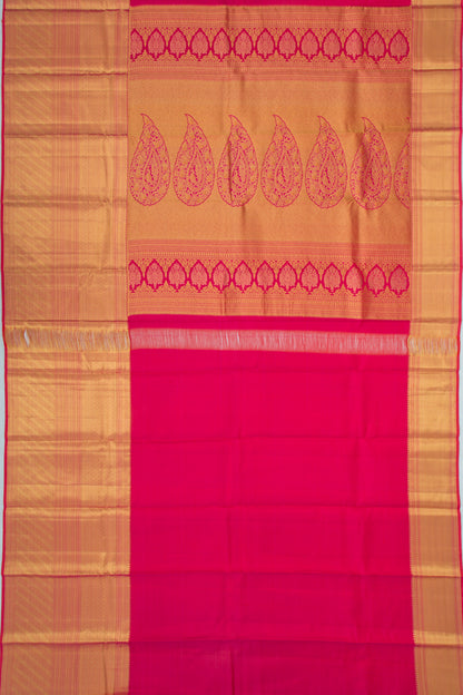 Taranga Kanchi Silk Jaal Pink Saree